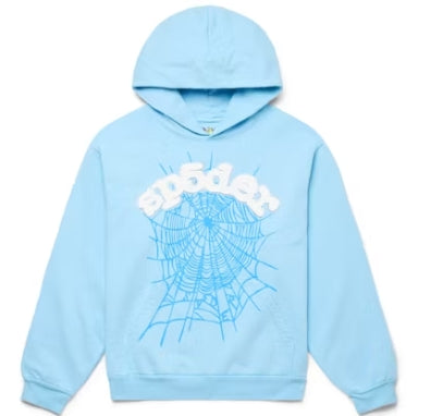 SKY BLUE SP5DER WEB HOODIE