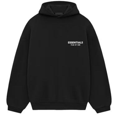 Fear of God Essentials Fleece Hoodie (FW24) BLACK