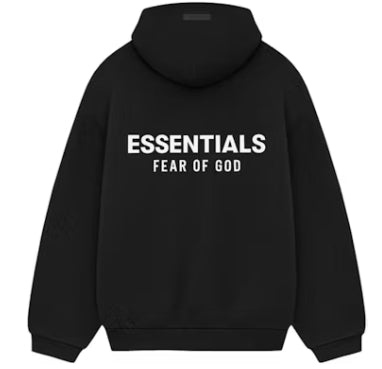 Fear of God Essentials Fleece Hoodie (FW24) BLACK