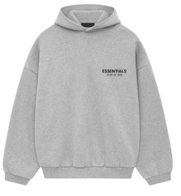 Fear of God Essentials Fleece Hoodie (FW24) Grey