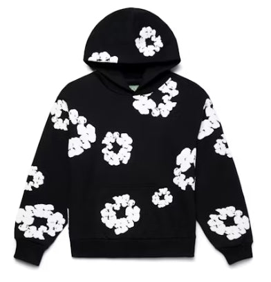 Denim Tears The Cotton Wreath Sweatshirt (BLACK)